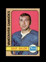 1972 DAVE BALON TOPPS #117 CANUCKS *G1580