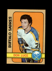 1972 DON LUCE TOPPS #106 SABRES *G4130