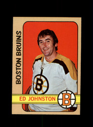 1972 ED JOHNSTON TOPPS #13 BRUINS *G4461