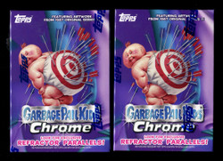 2024 GARBAGE PAIL KIDS TOPPS CHROME BLASTER 2 BOX LOT 