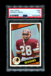 1984 DARRELL GREEN TOPPS #380 ROOKIE REDSKINS PSA 7