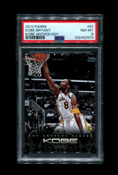 2012 KOBE BRYANT PANINI #81 ANTHOLOGY PSA 8