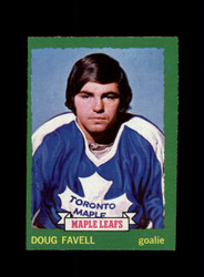 1973 DOUG FAVELL TOPPS #119 MAPLE LEAFS *G5917 