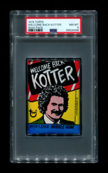 1976 TOPPS WELCOME BACK KOTTER WAX PACK PSA 8