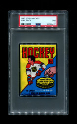 1980 TOPPS HOCKEY WAX PACK PSA 7