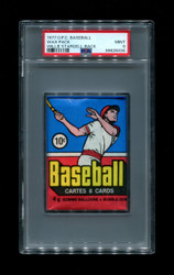 1977 O-PEE-CHEE BASEBALL WAX PACK WILLIE STARGELL-BACK PSA 9