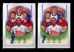 2024/25 TOPPS UEFA CLUB COMPETITIONS SOCCER BLASTER 2 BOX LOT 