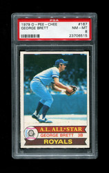 1979 GEORGE BRETT O-PEE-CHEE #167 ROYALS PSA 8