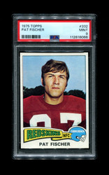 1975 PAT FISCHER TOPPS #332 REDSKINS PSA 9