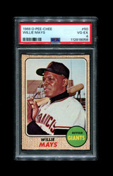 1968 WILLIE MAYS O-PEE-CHEE #50 GIANTS PSA 4