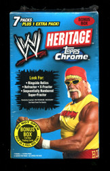 2006 WWE TOPPS CHROME HERITAGE 8 PACK BONUS BOX