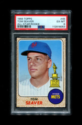 1968 TOM SEAVER TOPPS #45 ALL STAR ROOKIE METS PSA 6