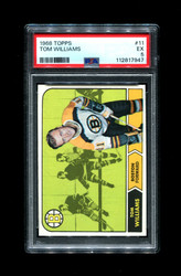 1968 TOM WILLIAMS TOPPS #11 BRUINS PSA 5