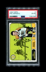 1968 PHIL ESPOSITO TOPPS #7 BRUINS PSA 6