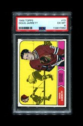 1968 DOUG JARRETT TOPPS #13 BLACKHAWKS PSA 6