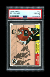 1968 ED VAN IMPE TOPPS #91 FLYERS PSA 8