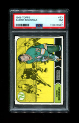 1968 ANDRE BOUDIAS TOPPS #53 NORTH STARS PSA 7