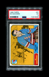1968 ED GIACOMIN TOPPS #67 RANGERS PSA 5