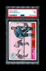 1968 AB MCDONALD TOPPS #107 PENGUINS PSA 7