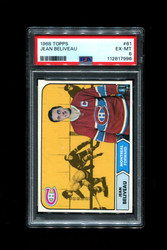 1968 JEAN BELIVEAU TOPPS #61 CANADIENS PSA 6
