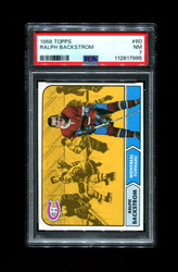 1968 RALPH BACKSTROM TOPPS #60 CANADIENS PSA 7