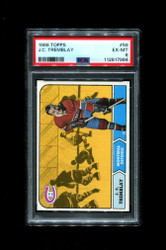 1968 J.C. TREMBLAY TOPPS #59 CANADIENS PSA 6