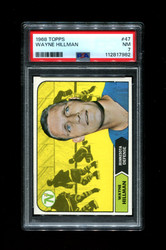1968 WAYNE HILLMAN TOPPS #47 NORTH STARS PSA 7