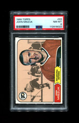 1968 GARY MISZUK TOPPS #93 FLYERS PSA 8