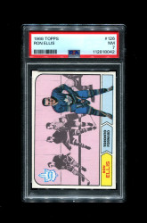 1968 RON ELLIS TOPPS #126 MAPLE LEAFS PSA 7