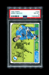 1968 GERRY MELNYK TOPPS #120 BLUES PSA 8