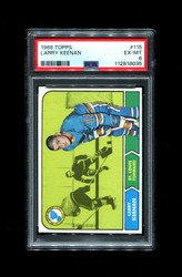 1968 LARRY KEENAN TOPPS #115 BLUES PSA 6