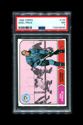 1968 NOEL PRICE TOPPS #110 PENUINS PSA 7