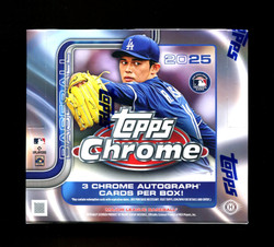 2025 TOPPS CHROME BASEBALL JUMBO BOX 