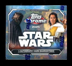 2025 TOPPS CHROME STAR WARS HOBBY BOX 