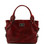 Ilenia - Leather Shoulder Bag - Red