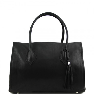 Tuscany Leather - Soft Leather Bag - Black