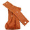 Tuscany Leather - Priscilla - Clutch Leather Handbag - Cognac - Opened strap