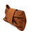 Tuscany Leather - Priscilla - Clutch Leather Handbag - Cognac - Side View