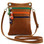 Tuscany Leather - Soft Leather Mini Cross Bag - Cognac