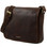 Messenger - Freestyle Leather Bag - Large Size - Angled side view