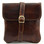 Joe - Leather Crossbody Bag - Brown