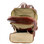 Bangkok - Leather Laptop Backpack - Top open view - compartments