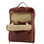 Bangkok - Leather Laptop Backpack - Open front compartment
