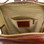 Bangkok - Leather Laptop Backpack - Top open view