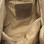 TL Bag - Woven Printed Leather Shopping Bag with Golden Pendant - inside view