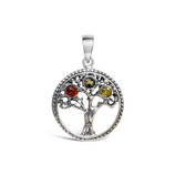 The Tree of Life commonly represents the interconnectedness of everything in the universe. It symbolises togetherness and serves as a reminder that you are never alone or isolated, but rather that you are connected to the world.
3 colours of Baltic Amber.
