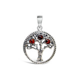  The Tree of Life commonly represents the interconnectedness of everything in the universe. It symbolises togetherness and serves as a reminder that you are never alone or isolated, but rather that you are connected to the world.
Amber bring positive  energy, trusting better of yourself 
