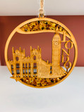 London parliament Amber Mandela and magnet decoration ornament 11cm