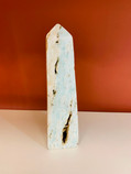 Caribbean Blue Calcite Obelisk
Size: H 18cm