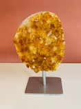 Natural Citrine Cluster On Stand
Size: 13cm including the stand